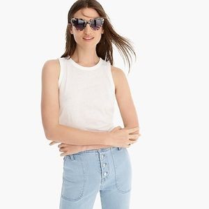 Sleeveless J.Crew top NWOT medium
